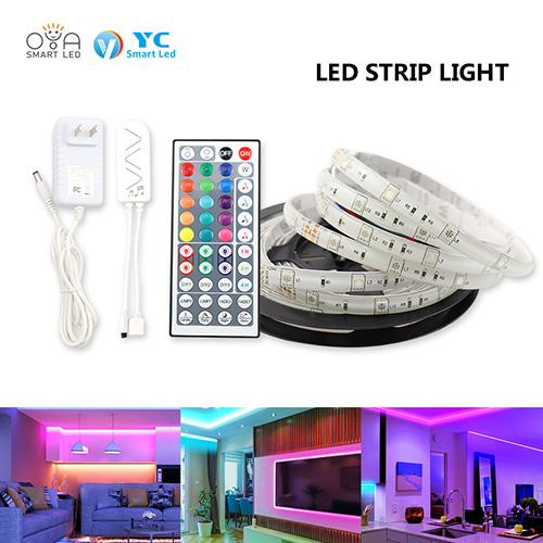 <b>SMD5050 20/44Keys 5m/10m/15m Remote Control LED Strip Light</b>