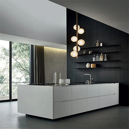 Customized high quality soild wood white modern kit
